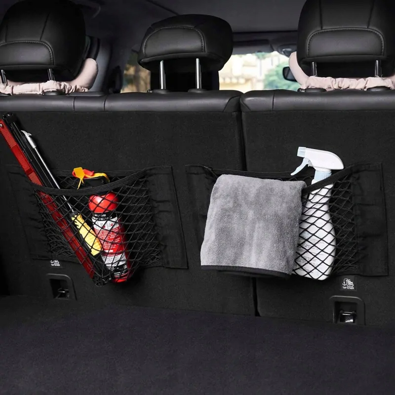 Sieťka na suchý zips do kufra automobilu 40x25cm
