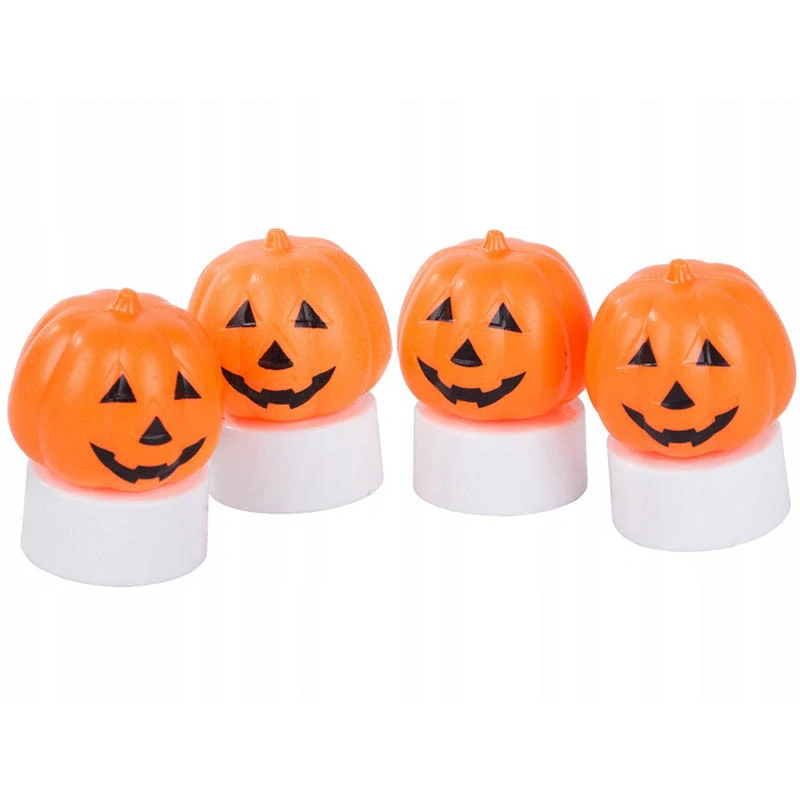 Halloweenska LED sviečka Tekvica