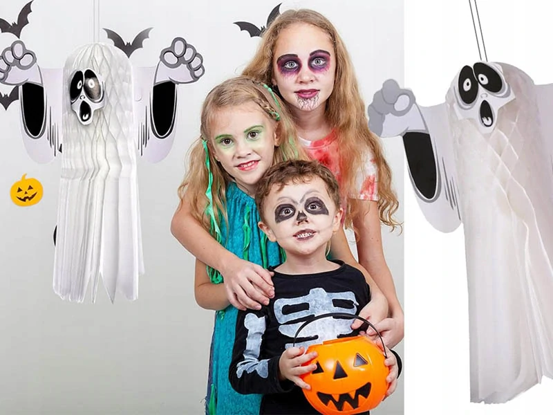 Halloweenska dekorácia Duch 36cm