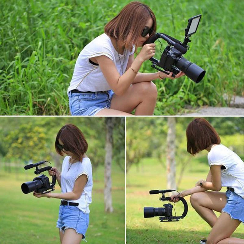 Stabilizačná rukoväť pre fotoaparáty a videokamery