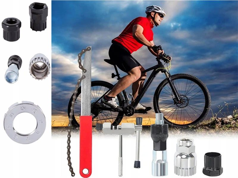 Sada náradia na opravu bicykla 8-dielna