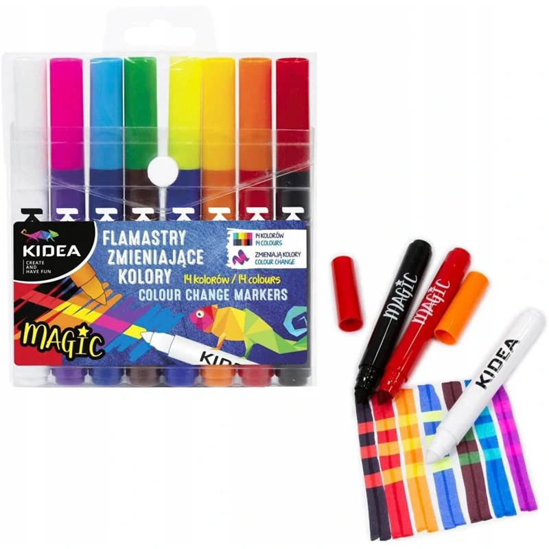 Kidea magické fixky meniace farbu 8ks