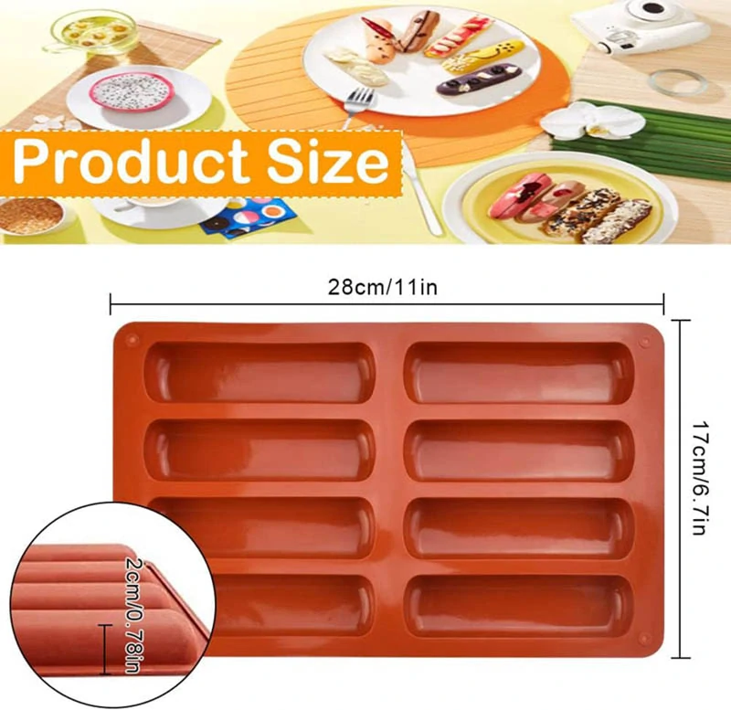 Silikónová forma na pečenie éclair a dezertov