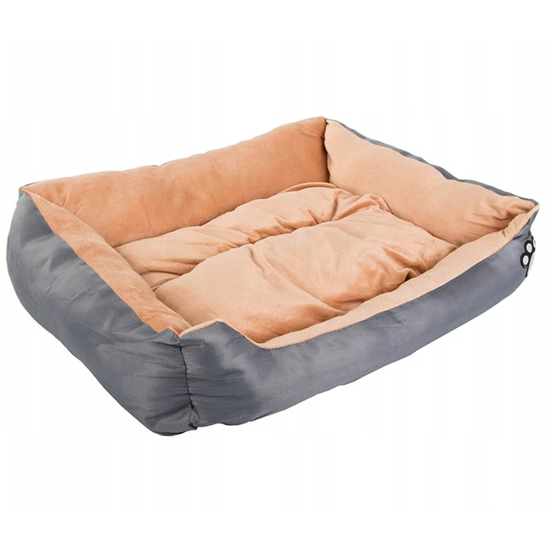 Pelech pre zviera s vankúšom 40x32cm sivý