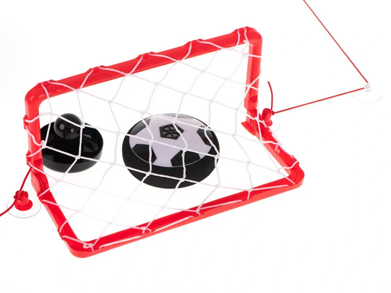Lietajúca svietiaca lopta Hoverball s bránkami 11 cm