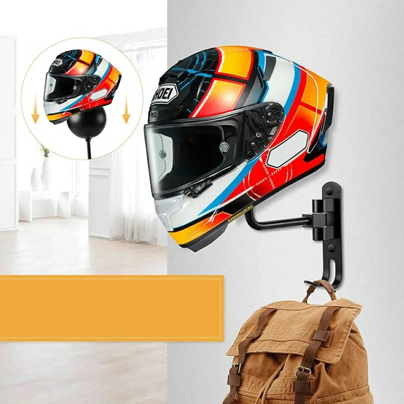 Nástenný držiak na motocyklovú prilbu