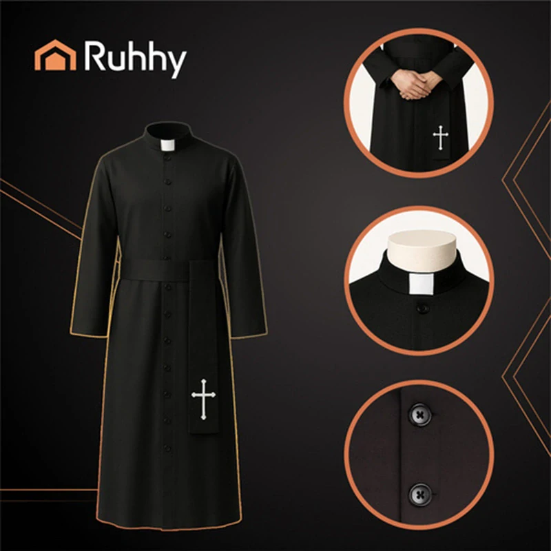 Kostým kňaza na Halloween XL/XXL