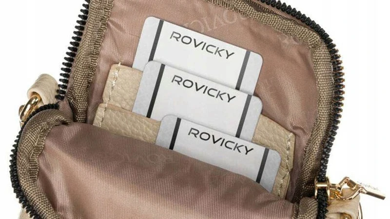 Dámska kabelka s peňaženkou z ekokože Rovicky F19-4225 béžová