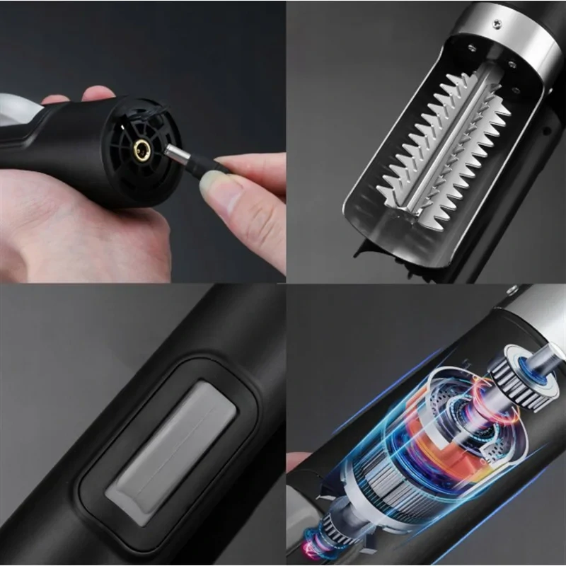 Elektrický bezdrôtový odstraňovač šupín z rýb