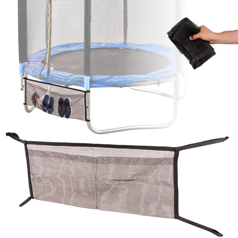 Spodná sieťová taška k trampolíne na topánky a drobnosti 110 cm