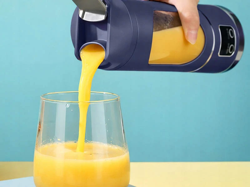 Prenosný mini smoothie blender 500 ml – fialový