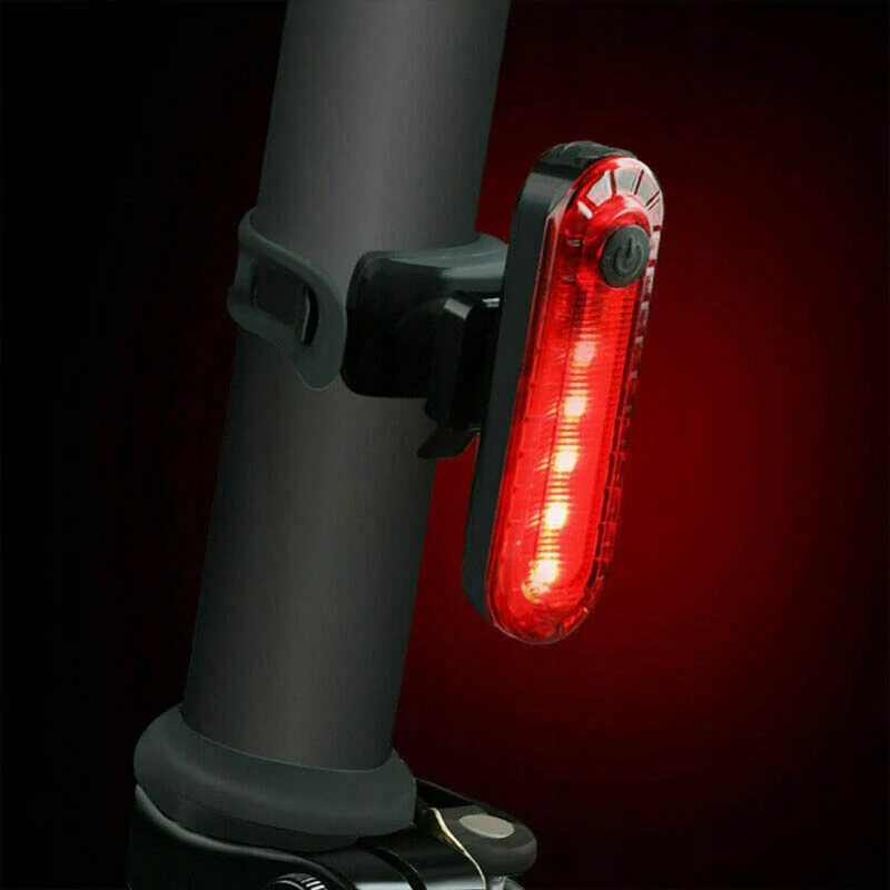 Súprava cyklistických LED svetiel USB predné + zadné