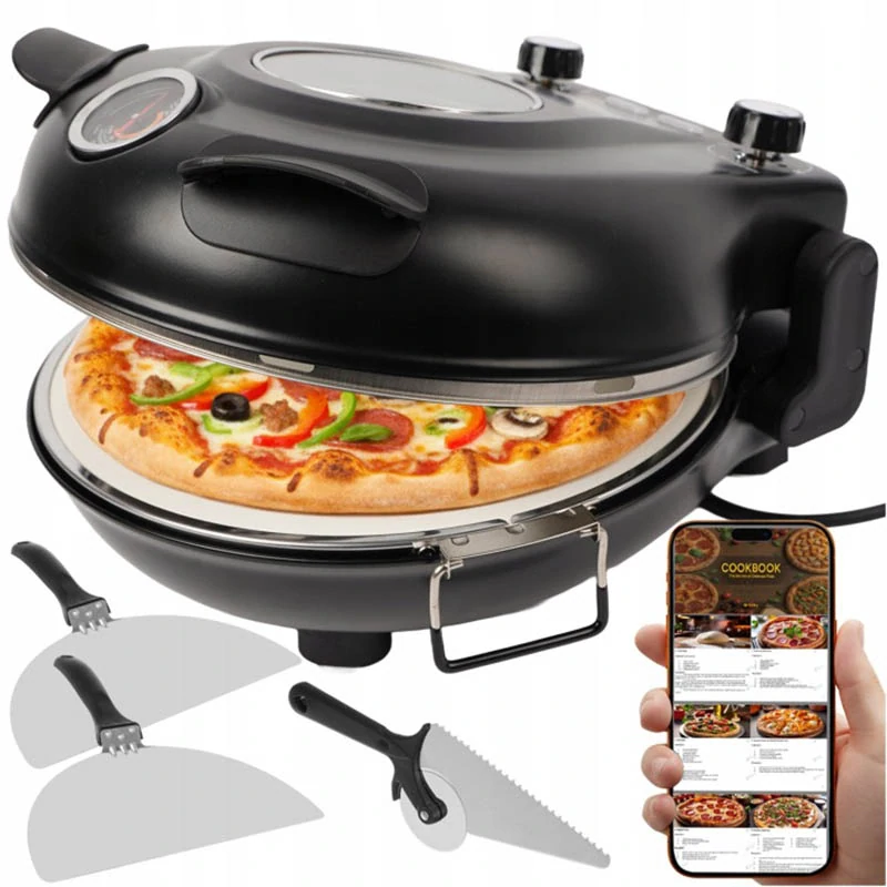 Elektrická pec na pizzu 1200 W