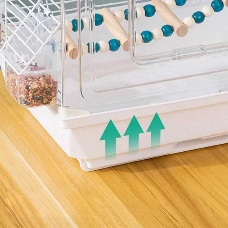 NUXIE® Vtáčia klietka pre papagáje 43 cm biela
