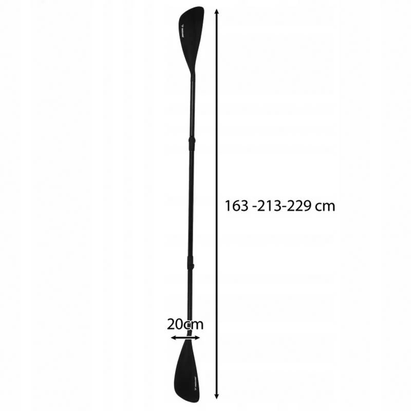 Nastaviteľné pádlo na SUP a kajak 2v1 229 cm