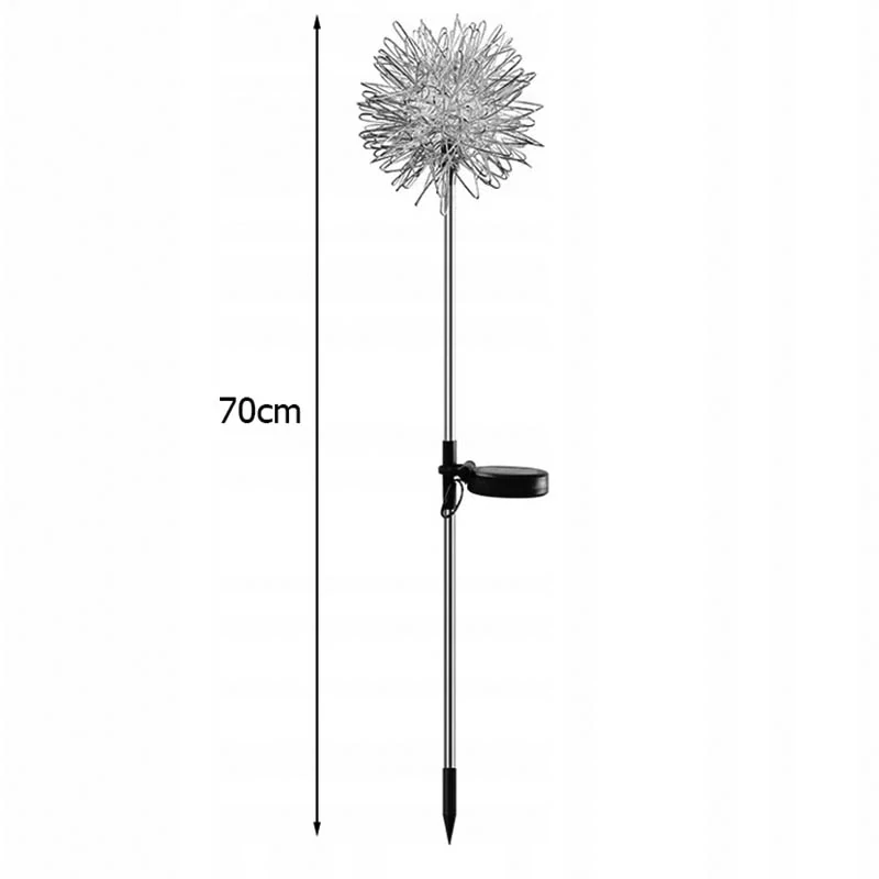 Solárne zapichovacie záhradné LED lampy Ohňostroj – 2 ks