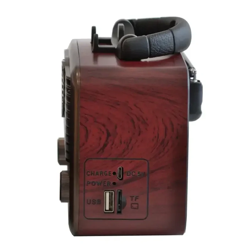 Solárne retro rádio HÖGLER® FM/AM/SW Bluetooth USB microSD