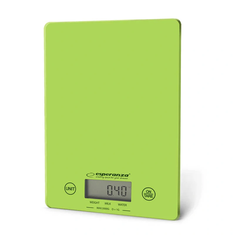 Digitálna kuchynská váha Esperanza LEMON Green do 5 kg