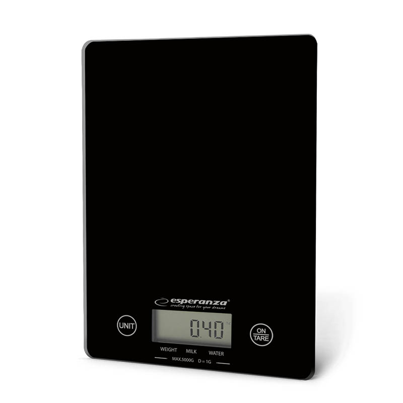 Digitálna kuchynská váha Esperanza LEMON Black do 5 kg