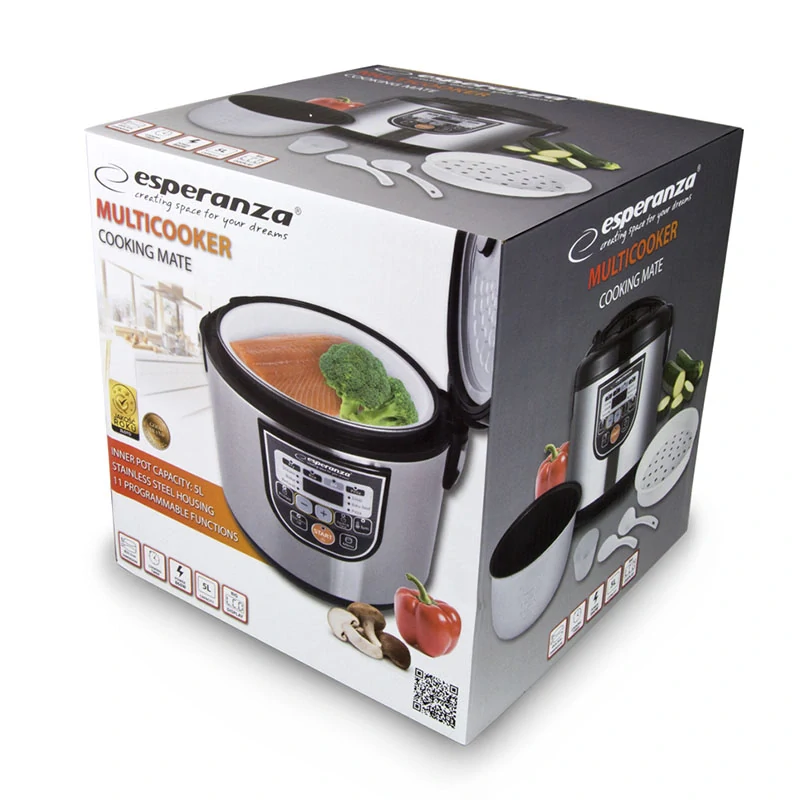 Multifunkčný hrniec Esperanza COOKING MATE 5 L