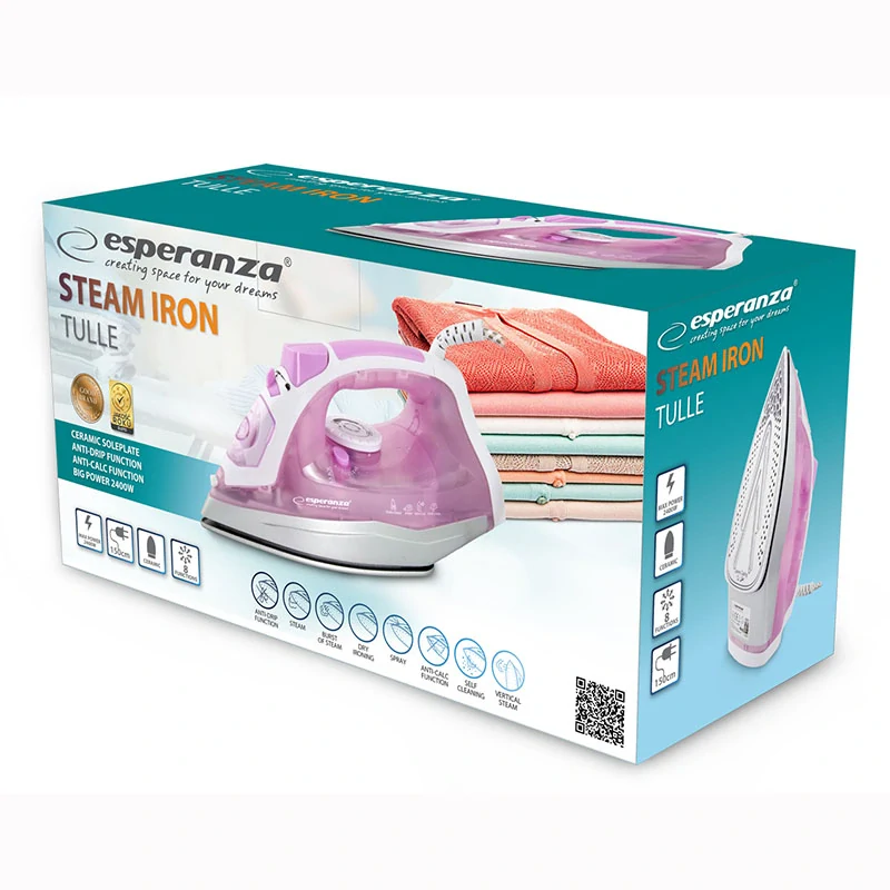 Parná žehlička Esperanza TULLE 2400 W