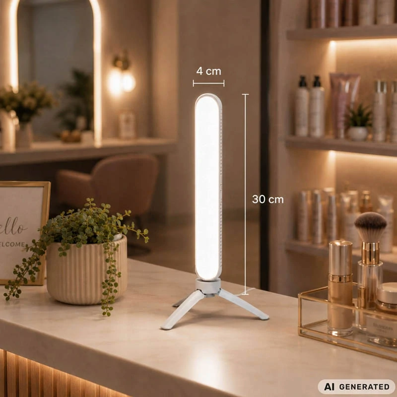 LED stolná lampa s 3 farbami svetla a 10 úrovňami jasu