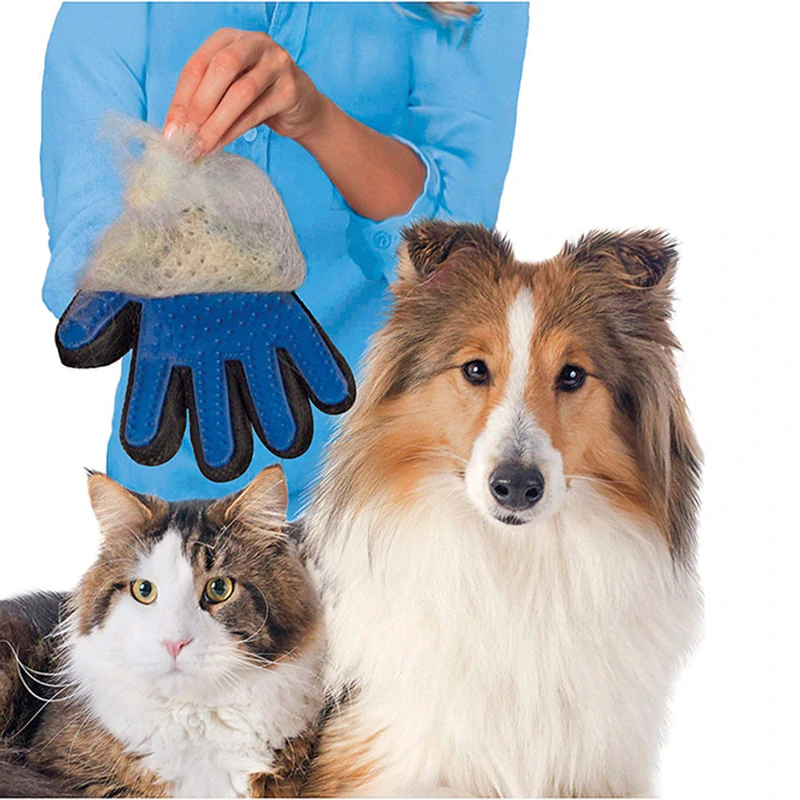 Rukavica na vyčesávanie srsti True Touch