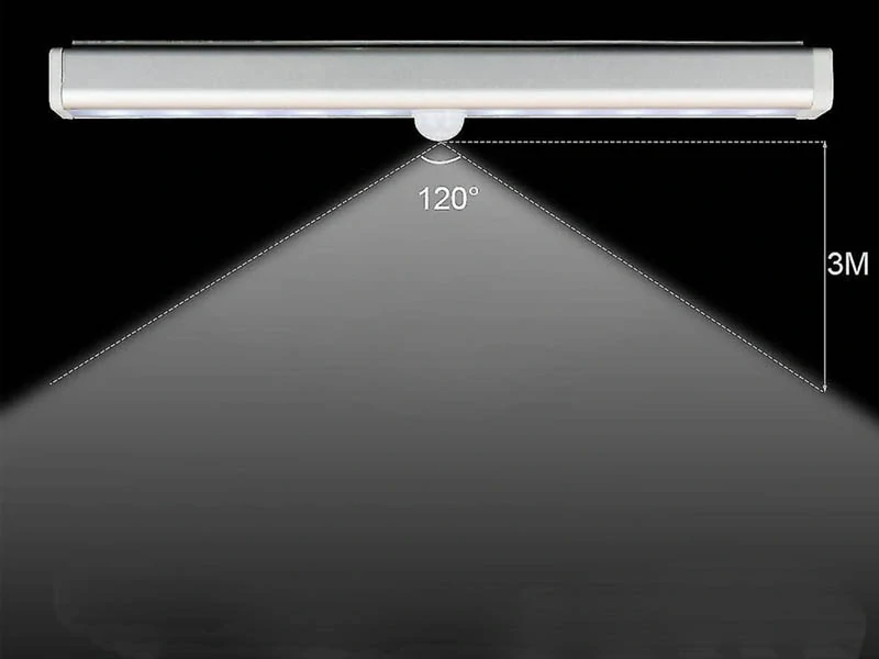 Samolepiaca lampa so senzorom pohybu a súmraku 19 cm