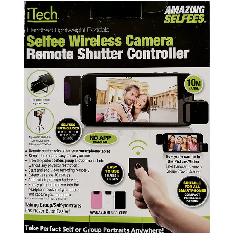 iTech - Selfie sada so statívom a diaľkovým ovládačom pre mobilné telefóny 