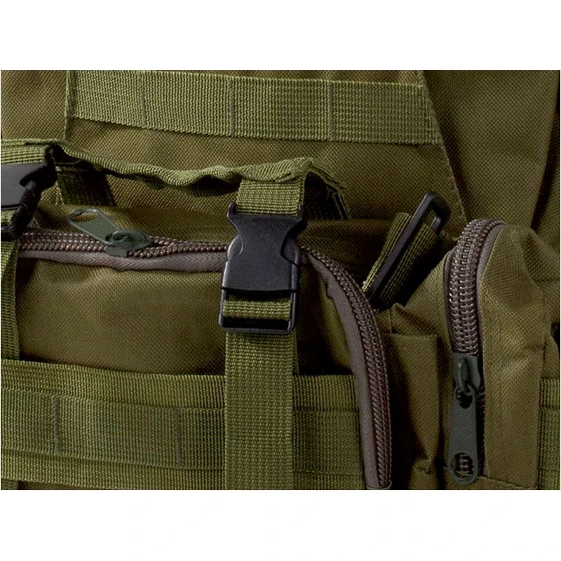 Outdoorový ruksak 45 l + 3,5 l camouflage zelený