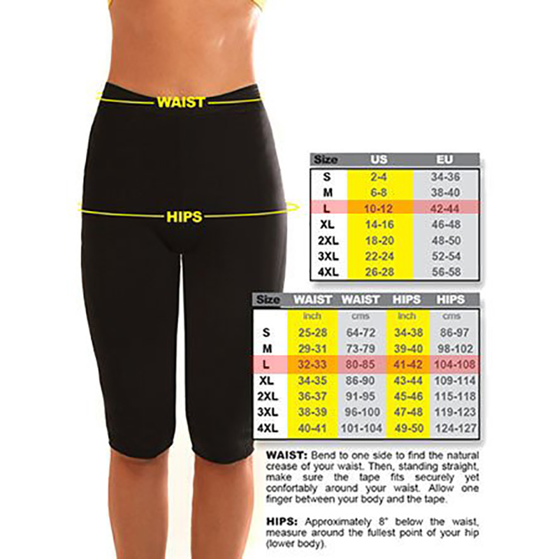 HOT FITNESS - Neoprénové zoštíhľujúce nohavice "L"