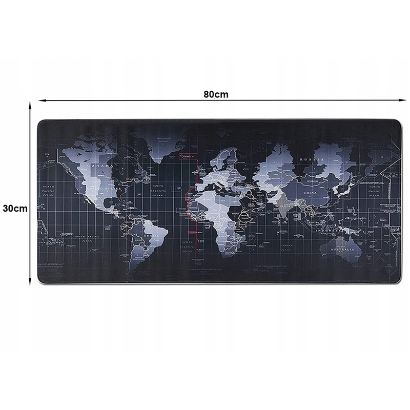 Podložka pod myš Mapa sveta 80x30cm