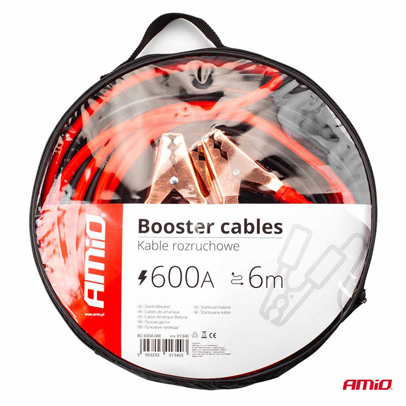 Štartovacie káble 600A - 6 metrov