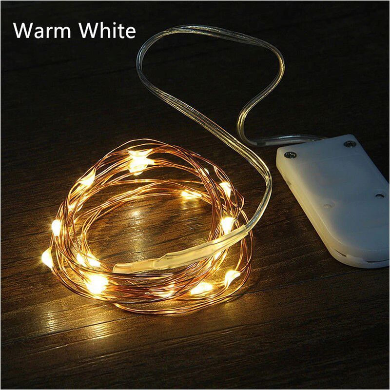 LED Vianočná reťaz 20 LED white warm 2 metre