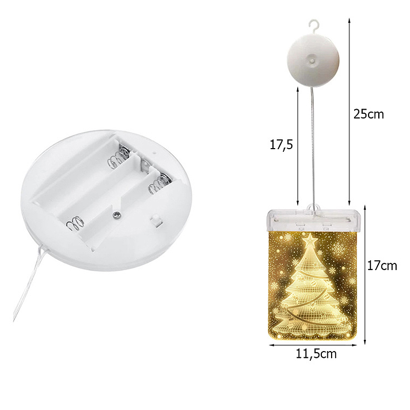 LED závesná vianočná dekorácia – perníček 32 cm, 80 LED, teplá biela