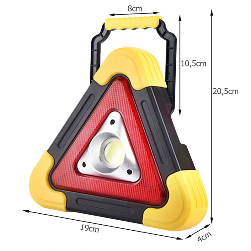 Výstražný LED trojuholník s powerbankou