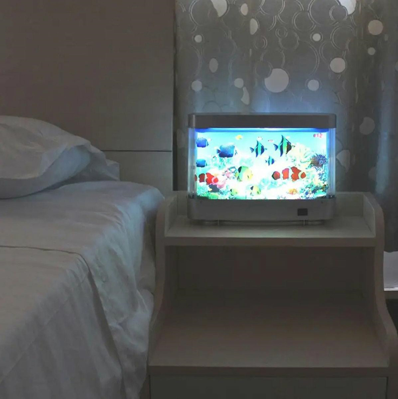 Nočná lampa LED Akvárium