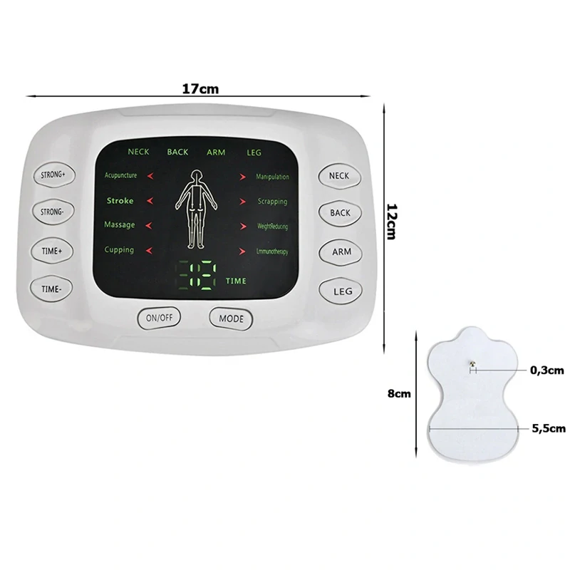 Svalový elektrostimulátor XTK-7005 s masážnymi šľapkami