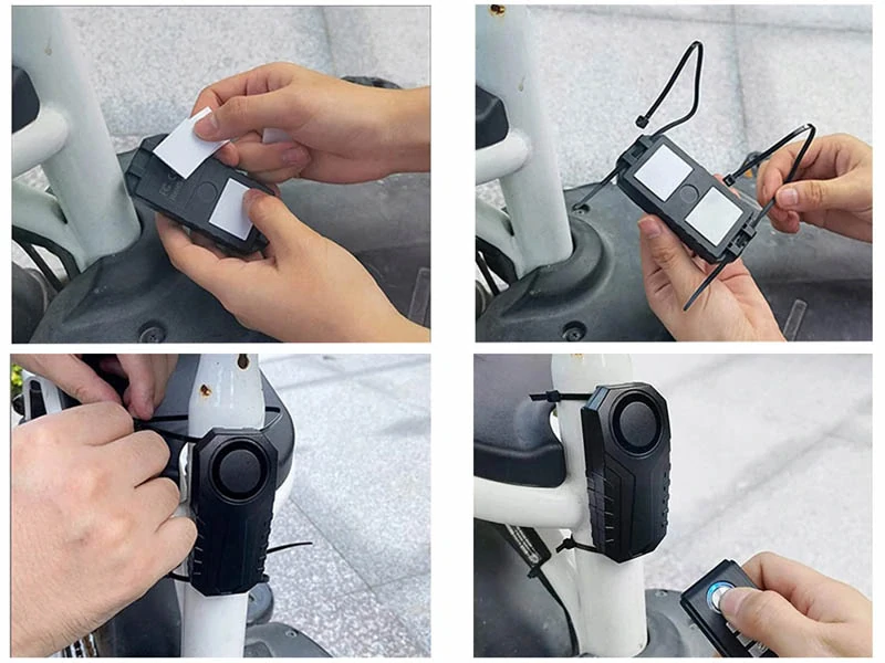 Alarm na bicykel a kolobežku s diaľkovým ovládaním