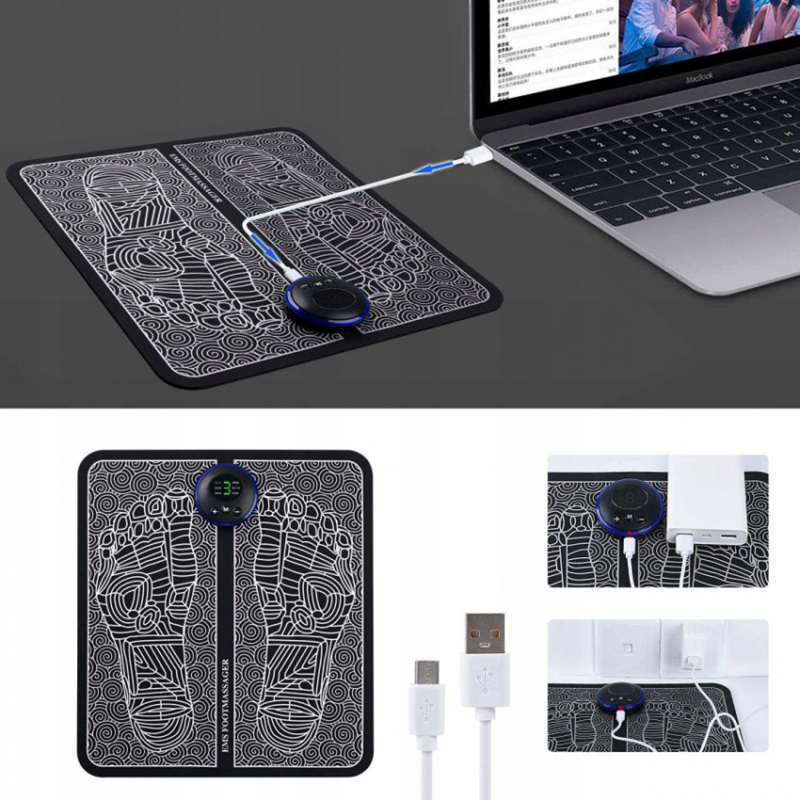 Masážna podložka na chodidlá USB