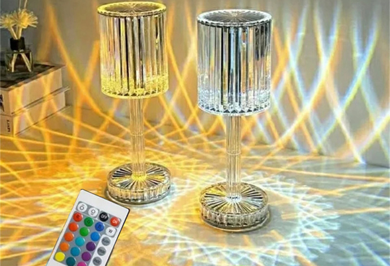 Stolná lampa YA12 RGB s diaľkovým ovládaním
