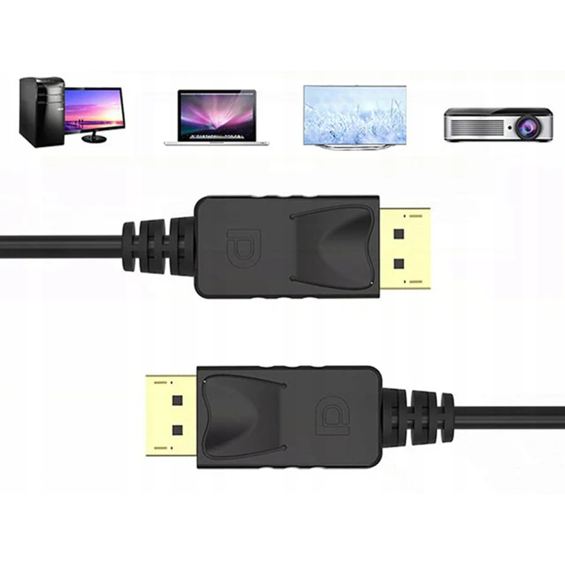 DisplayPort 1.4 kábel 8K 1,5 m s pozlátenými konektormi