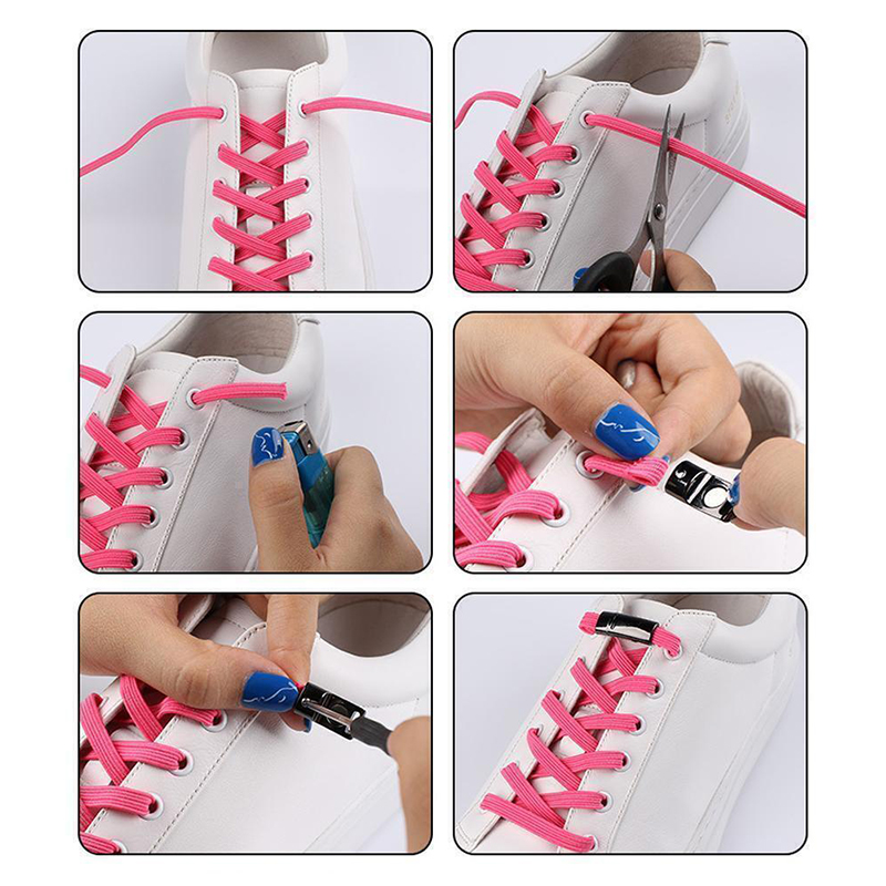 Šnúrky do topánok bez viazania magnetické 100cm