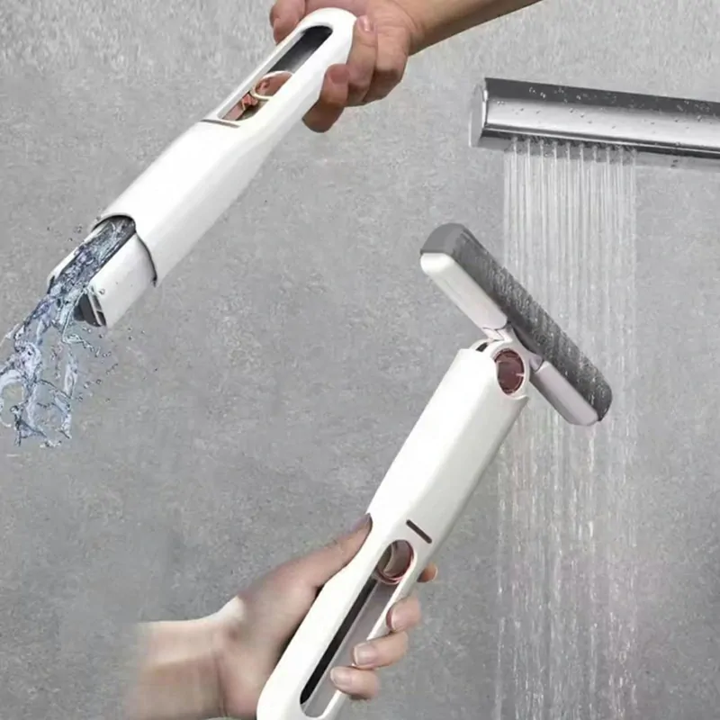Mini špongiový mop so žmýkaním na rovné povrchy