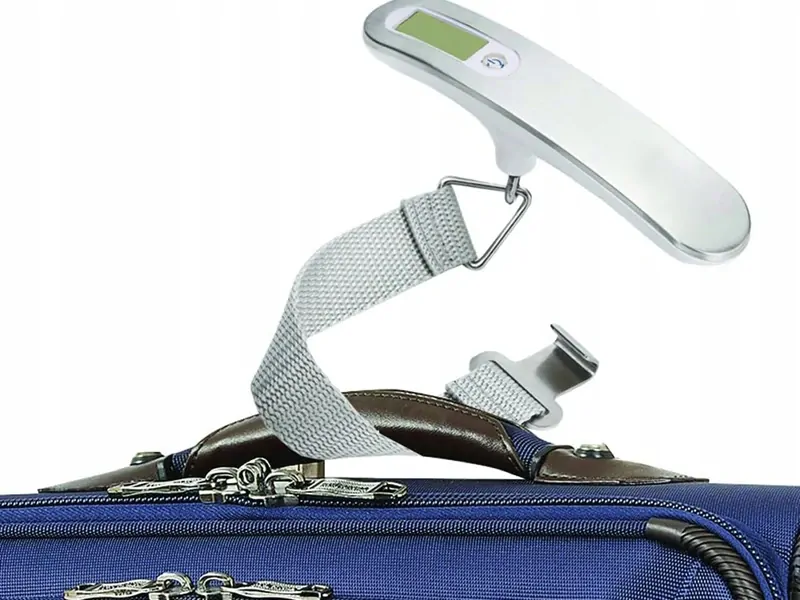 Digitálna závesná váha na batožinu 4-Travel do 50 kg, oranžová