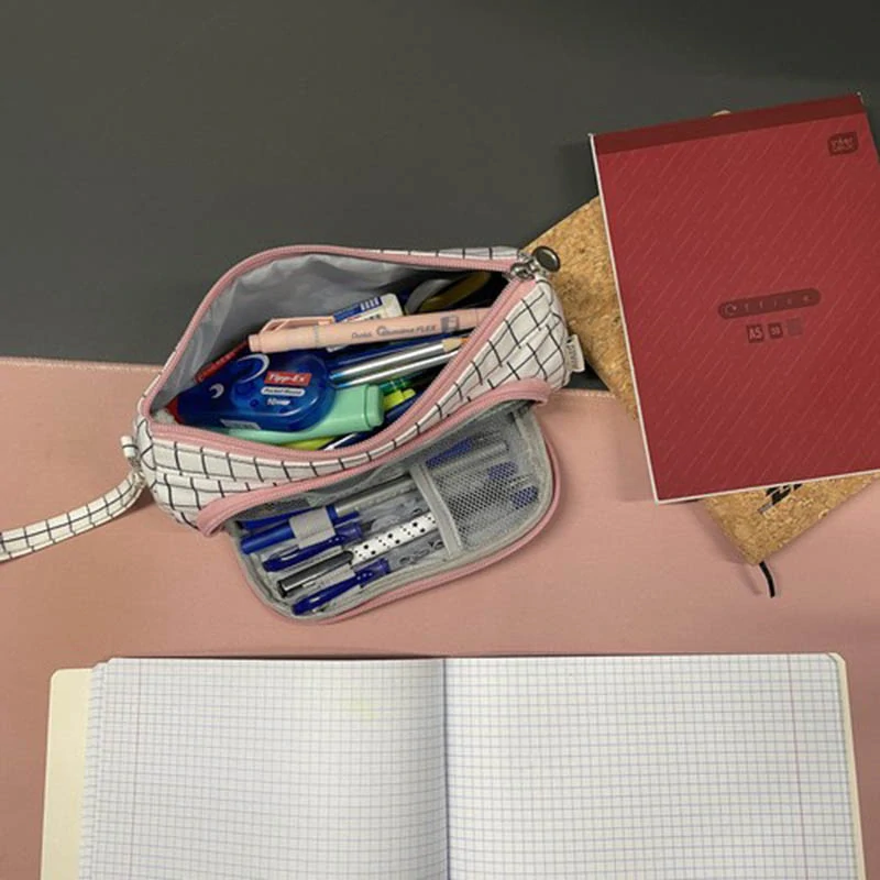 Perečník rozkladací károvaný ružový