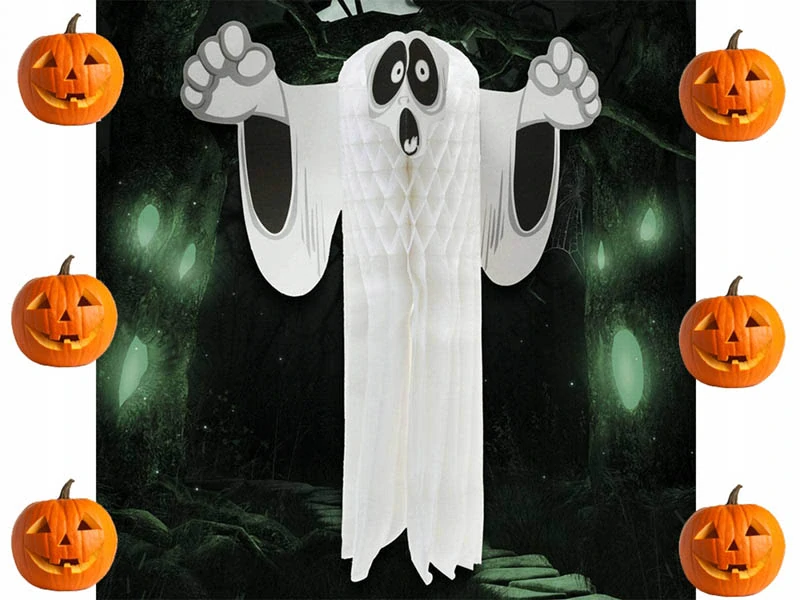 Halloweenska dekorácia Duch 36cm