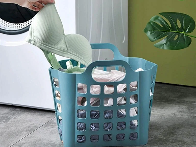 Veľký plastový skladací košík 15L