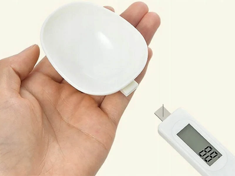 Kuchynská váha - lyžica do 500g biela