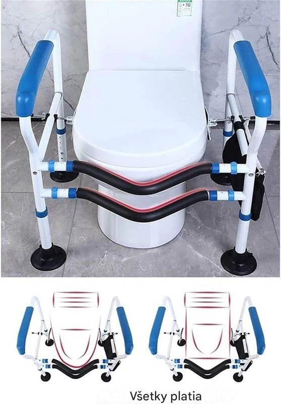Bezpečnostné madlo k WC s prísavkami